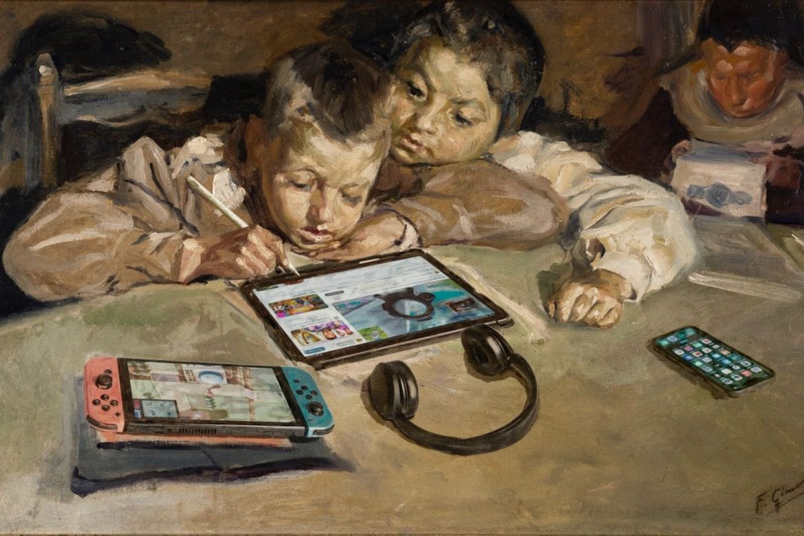 Arte y Salud Infantil: Intervenciones Digitales en Clásicos del Thyssen para Reflexionar sobre la Infancia Moderna»